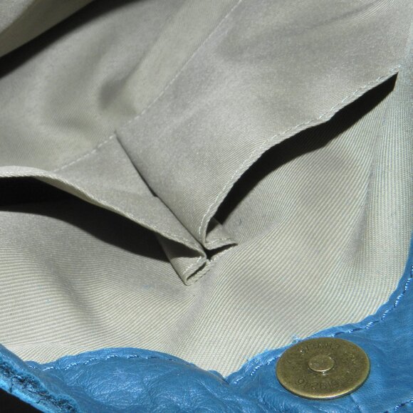 American Leather Liberty Shopper Shoulder Bag HTF Midnight Blue 🆕 FAST😮‍💨⚡🚚 - Picture 9 of 15